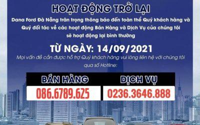 Ford Đà Nẵng chính thức hoạt động trở lại